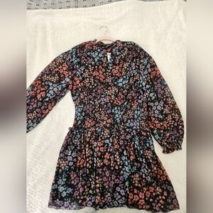 Floral Kids Dress - Multicolor